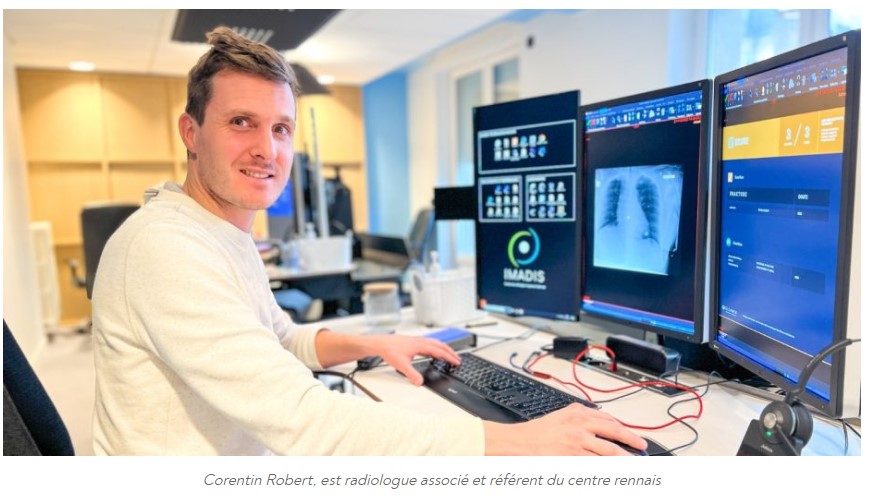 Corentin Robert, est radiologue associé et référent du centre rennais